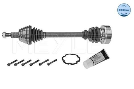 Піввісь (передня) Audi A3/Seat Leon/Skoda Octavia/VW Bora/Golf IV 1.9D 96-10 (L) (557mm) MEYLE 100 498 0147 (фото 1)