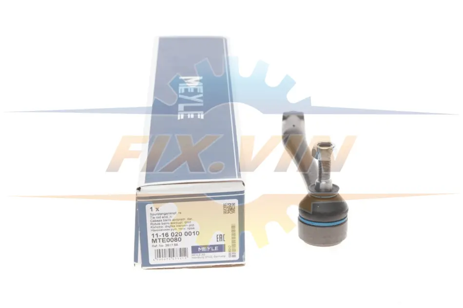 Наконечник рульової тяги (R) Citroen C3 Picasso 09-/C-Elysse/Peugeot 208/301 12-/Peugeot 207 06-15 MEYLE 11-16 020 0010 (фото 1)