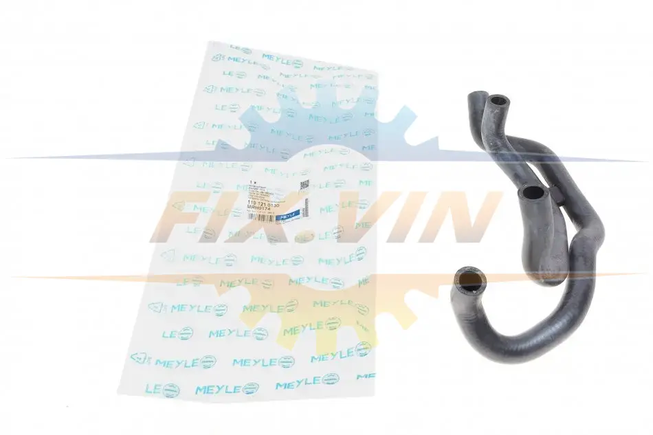 Патрубок радіатора VW Golf 1.6-2.0 i 97-05/Seat Toledo II 1.6 99-06/Audi A3 1.6 i 96-03 MEYLE 119 121 0130 (фото 1)