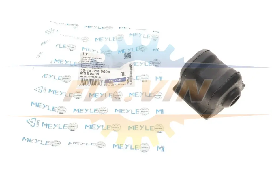 Втулка стабілізатора (переднього) Toyota Auris/ Corolla 05- (d=21mm) (R) MEYLE 30-14 615 0004 (фото 1)