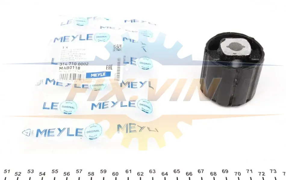 Сайлентблок балки (задньої) BMW 1 (E81/E82/E87)/3 (E90/91/92/93)/X1 (E84) 04-15 MEYLE 314 710 0002 (фото 1)
