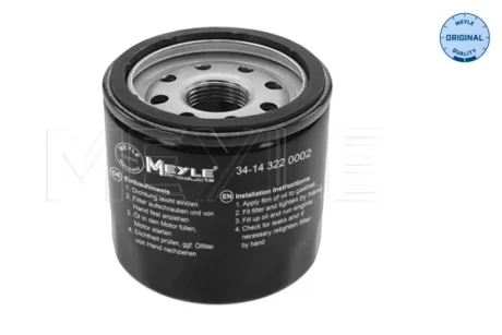 Фільтр масляний Subaru Forester/ Impreza/Legacy I 1.5/2.0/2.5 92- MEYLE 34-14 322 0002
