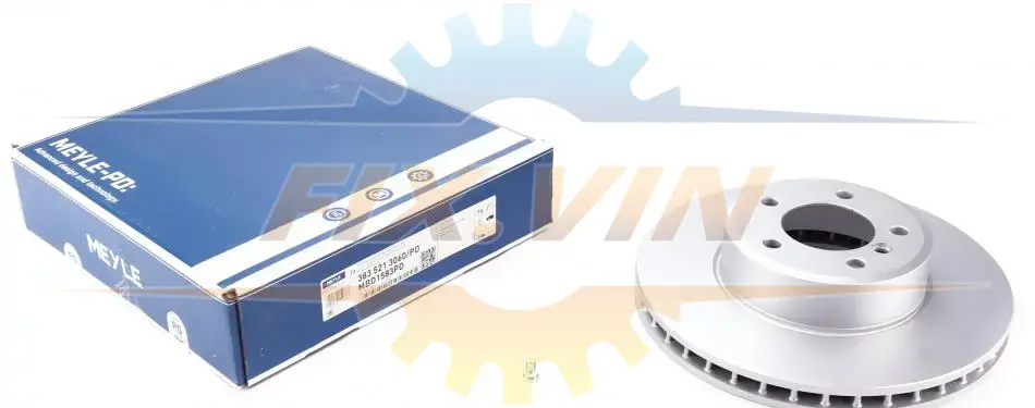 Диск гальмівний (передній) BMW 5 (E60/E61)/6 (E63) 03- (324x30) MEYLE 383 521 3060/PD (фото 1)