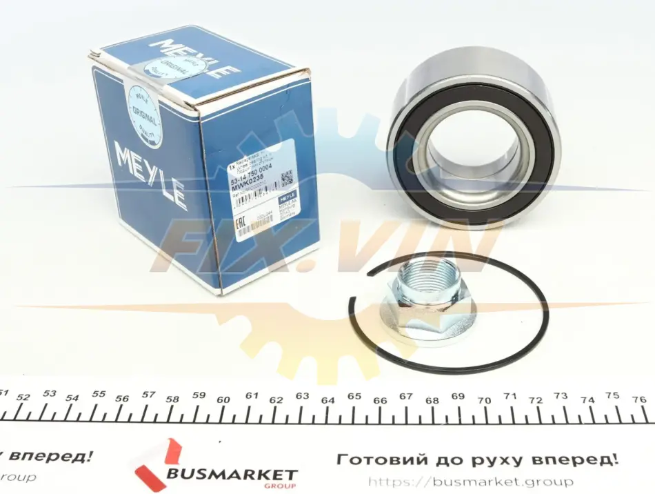 Підшипник маточини (задньої) Land Rover Freelander/Freelander 2 1.8-3.2 98-14 (44x82x37mm/+ABS) MEYLE 53-14 750 0004 (фото 1)