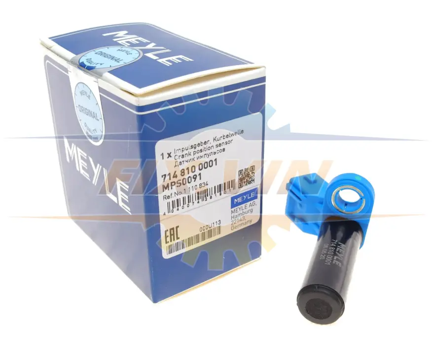 Датчик положення колінвалу Ford C-MAX/Focus 1.3-1.6 i 03-/Volvo C30/S40/V50 1.6 i 05-12 MEYLE 714 810 0001 (фото 1)