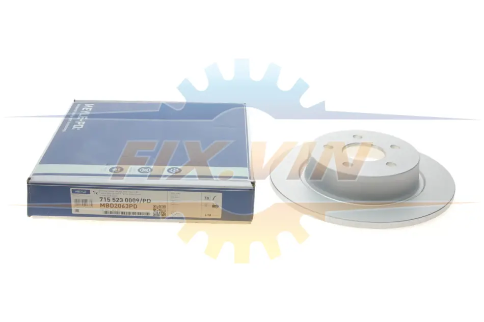 Диск гальмівний (задній) Ford C-Max 10-/Kuga/Connect 13- (280x11) MEYLE 715 523 0009/PD (фото 1)