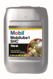 Олива Mobilube 1 SHC 75W-90, 20л. MOBIL 123716.