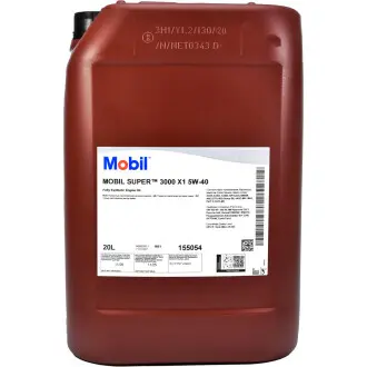 Олива моторна Super 3000 X1 5W-40 20л MOBIL 150011