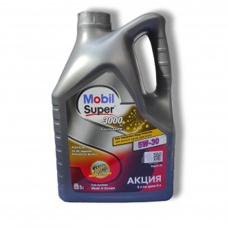 Масло моторное Super 3000 Formula FE 5W-30 4л MOBIL 152564
