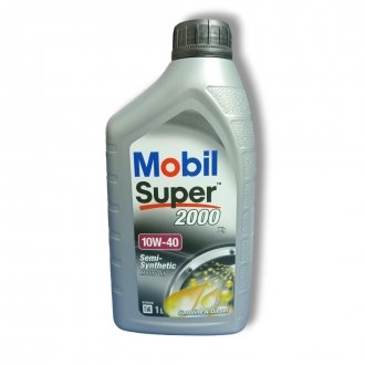 Олива моторна Super 2000 Х1 10W40 1л MOBIL 152569