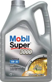 Олива моторна Super 3000 Formula R 5W-30 5л MOBIL 154126