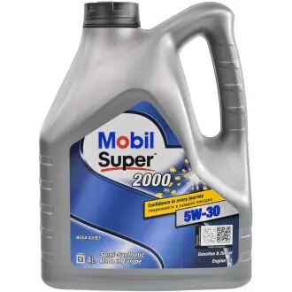 Олива моторна Super 2000 X1 5W-30 4л MOBIL 155317