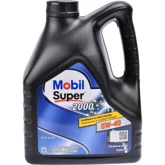 Олива моторна Super 2000 X3 5W-40 4л MOBIL 155337
