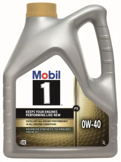Олива моторна 1 FS 0W40/ 4л MOBIL 157297