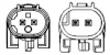 Датчик ABS MOBILETRON ABEU597 (фото 2)