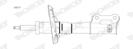 Амортизатор підвіски MONROE G8675