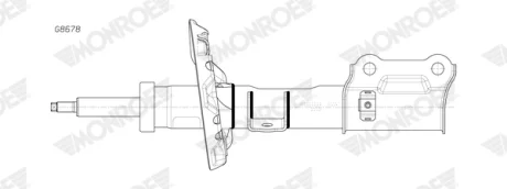 Амортизатор підвіски MONROE G8678