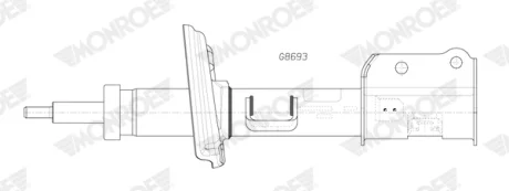 Амортизатор підвіски MONROE G8693