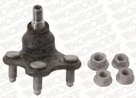 Опора кульова передняя нижня SKODA CITIGO (NF1) 11-19, FABIA II (542) 06-14/VW POLO (9N_, 9A_) 01-14  MONROE L29A23