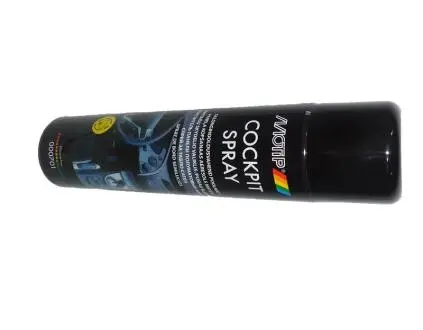 Аэрозольный очиститель панели приборов полуматовый эффект Black Line Motip 600мл MOTIP 000701