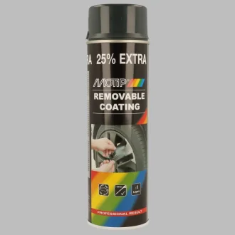 Емаль аерозольна з ефектом Рідка гума Motip чорний матовий 500 мл MOTIP 04301
