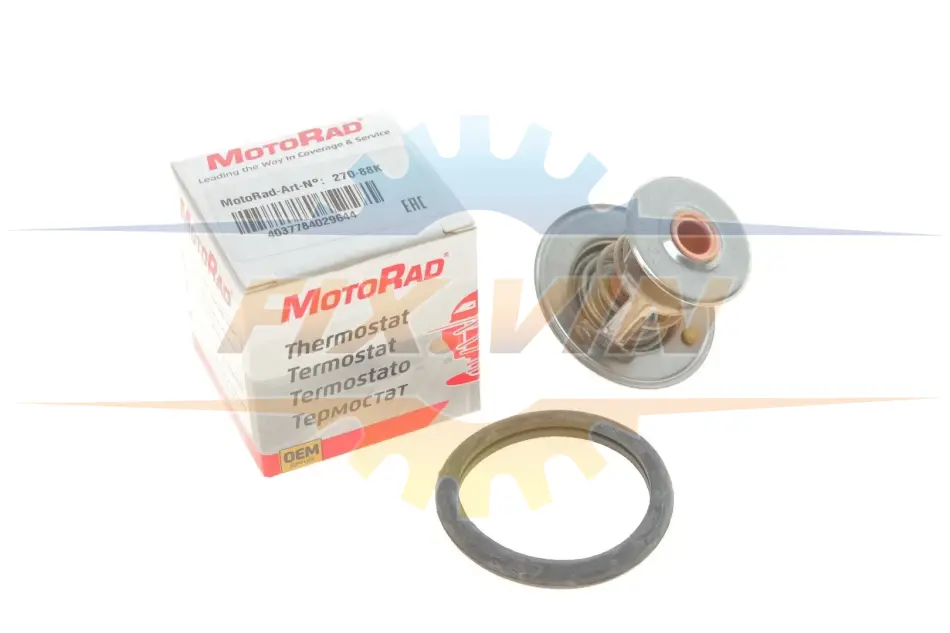 Термостат Ford Transit 2.5D/TD 91-00/Connect 1.8 02- (88°С) (з прокладкою) MOTORAD 270-88K (фото 1)