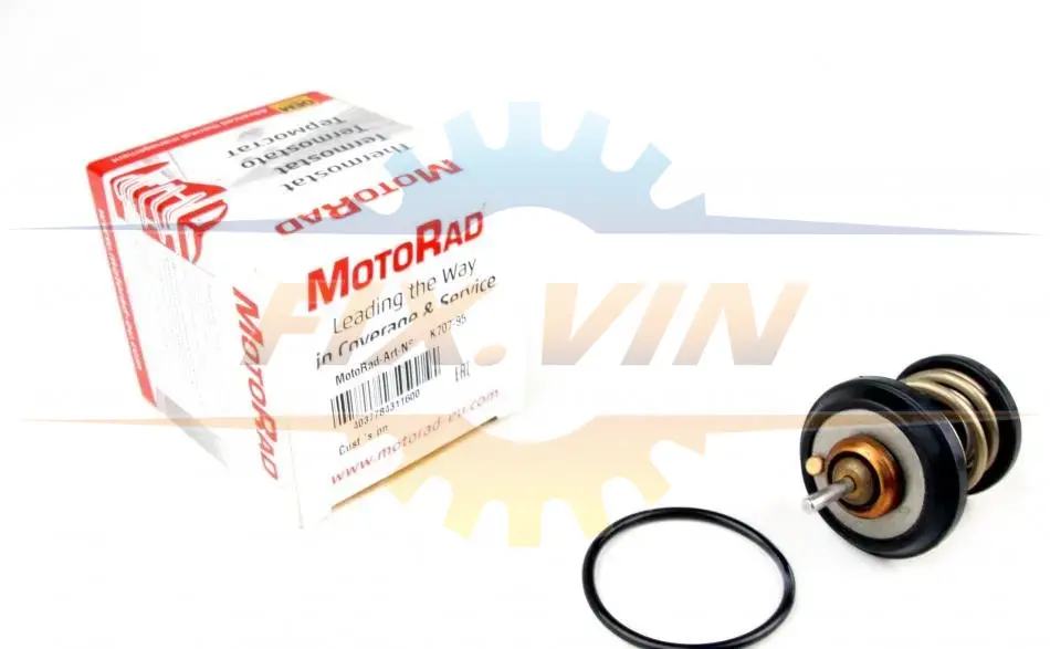 Термостат системи охолодження (95°C) AUDI A3, A4 ALLROAD B8, A4 B8, A5, A6 C7, A8 D4, Q3, Q5, TT SEAT ALHAMBRA, ALTEA, ALTEA XL, EXEO, EXEO ST, LEON, TOLEDO III 1.8-2.0H 09.04-10.18 MOTORAD 707-95K (фото 1)