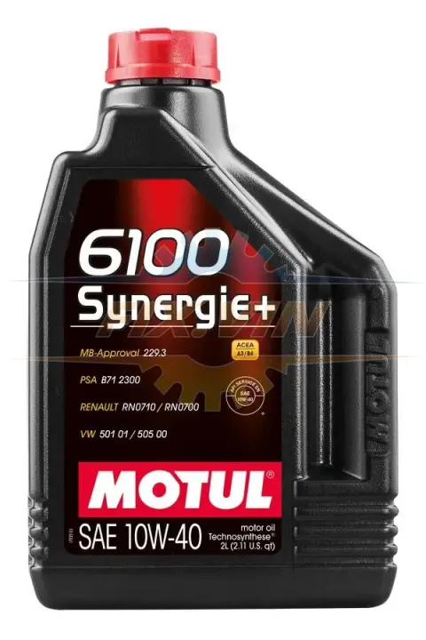 Масло моторное  6100 Synergie+ 10W-40 2л MOTUL 101488 (фото 1)