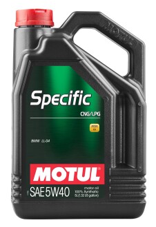 Моторное масло Specific CNG/LPG 5W40 5л MOTUL 101719