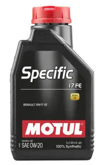 Олива моторна Specific 17 FE 0W-20 1л MOTUL 102401 / 109949