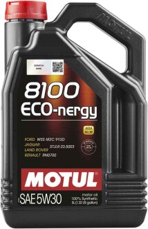 Олива моторна  8100 Eco-Nergy 5W-30 5л MOTUL 102898