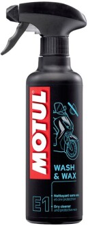 Засіб для очищення мотоциклу E1 Wash & Wax 400мл MOTUL 102996