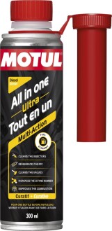 Очищувач дизельних двигунів All In One Ultra Diesel 300мл MOTUL 103102 / 112132