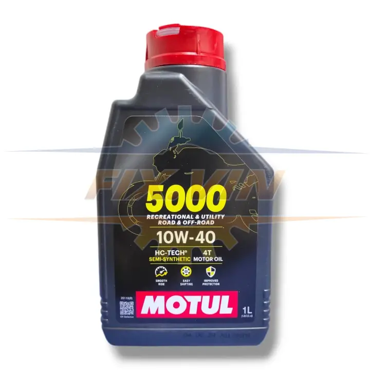 Олива моторна 5000 4T 10W-40 1л MOTUL 104054 (фото 1)