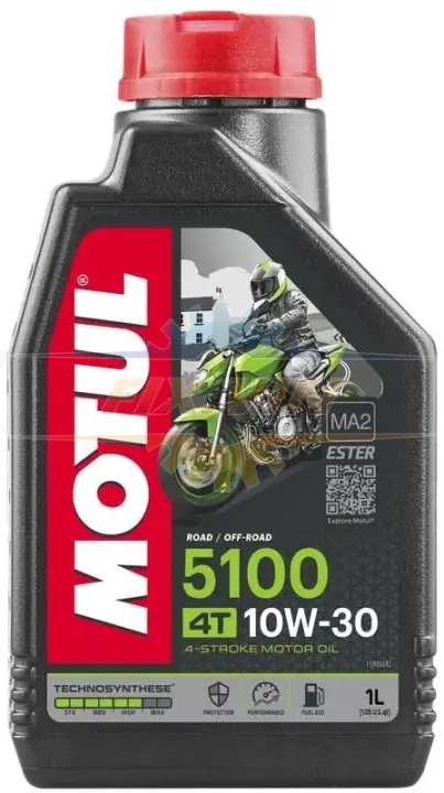 Олива моторна 5100 4T 10W-30 1л MOTUL 104062 (фото 1)