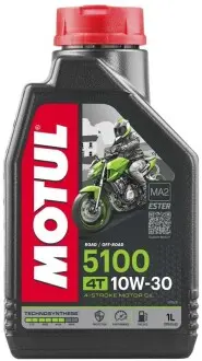 Масло моторное 5100 4T 10W-30 1л MOTUL 104062