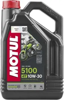 Олива моторна 5100 4T 10W-30 4л MOTUL 104063