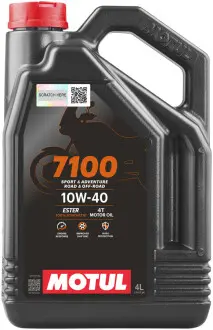 Олива моторна 7100 4T 10W40 4л MOTUL 104092