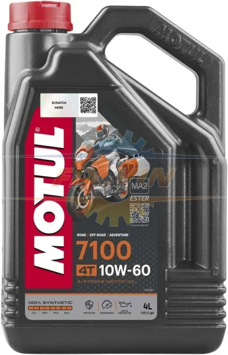Масло моторное 7100 4T 10W60 4л MOTUL 104101 (фото 1)