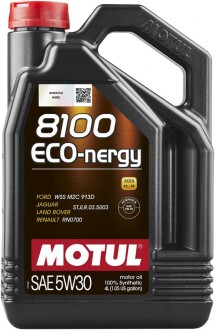 Олива моторна  8100 Eco-Nergy 5W-30 4л MOTUL 104257