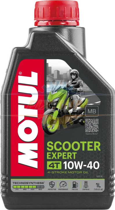Олива моторна Scooter Expert 4T MB 10W-40 1л MOTUL 105935 (фото 1)
