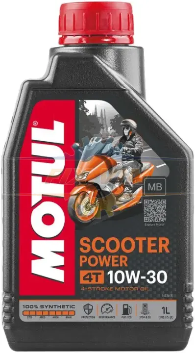 Масло моторное 4T Scooter Power 10W30 1л MOTUL 105936 (фото 1)