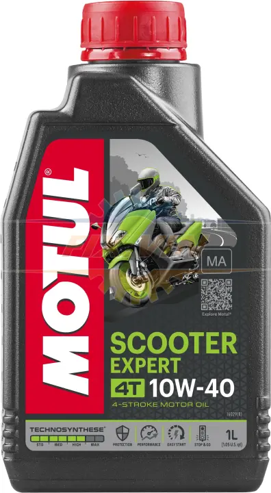 Олива моторна Scooter Expert 4T MA 10W-40 1л MOTUL 105960 (фото 1)