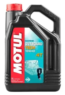 Моторное масло Outboard Tech 10W-40 4T 5л MOTUL 106354
