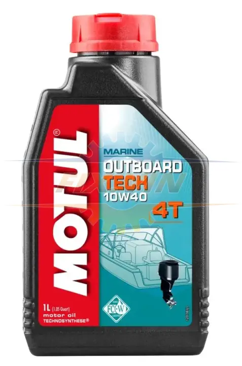 Моторное масло Outboard Tech 10W-40 4T 1л MOTUL 106397 (фото 1)