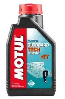 Моторное масло Outboard Tech 10W-40 4T 1л MOTUL 106397