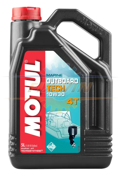Олива моторна Outboard Tech 4T 10W30 5л MOTUL 106447 (фото 1)