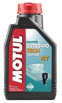 Олива моторна Outboard Tech 4T 10W30 1л MOTUL 106453