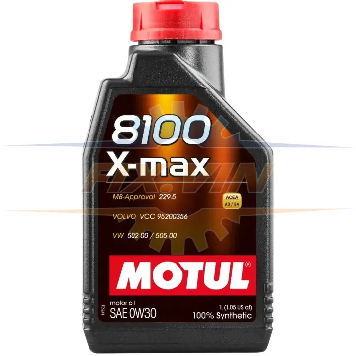 Масло моторное 8100 X-MAX 0W30 1л MOTUL 106569 (фото 1)