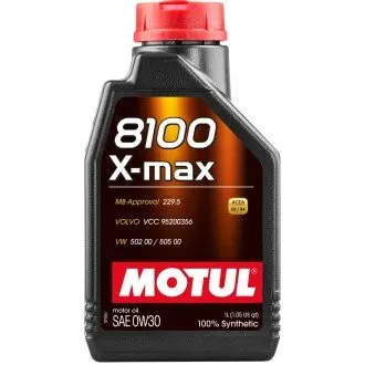 Масло моторное 8100 X-MAX 0W30 1л MOTUL 106569
